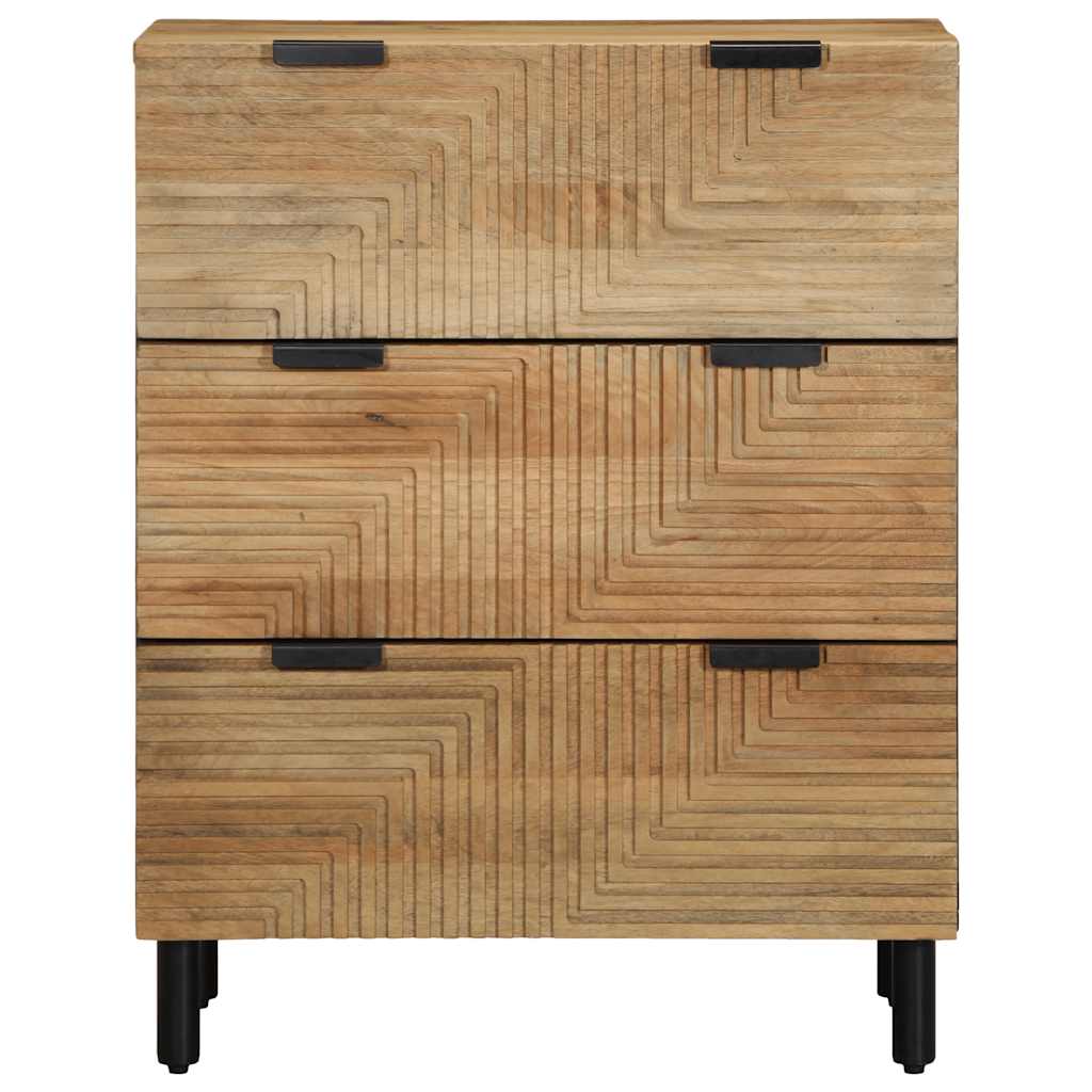 skænk 60x33x75 cm massivt mangotræ brun