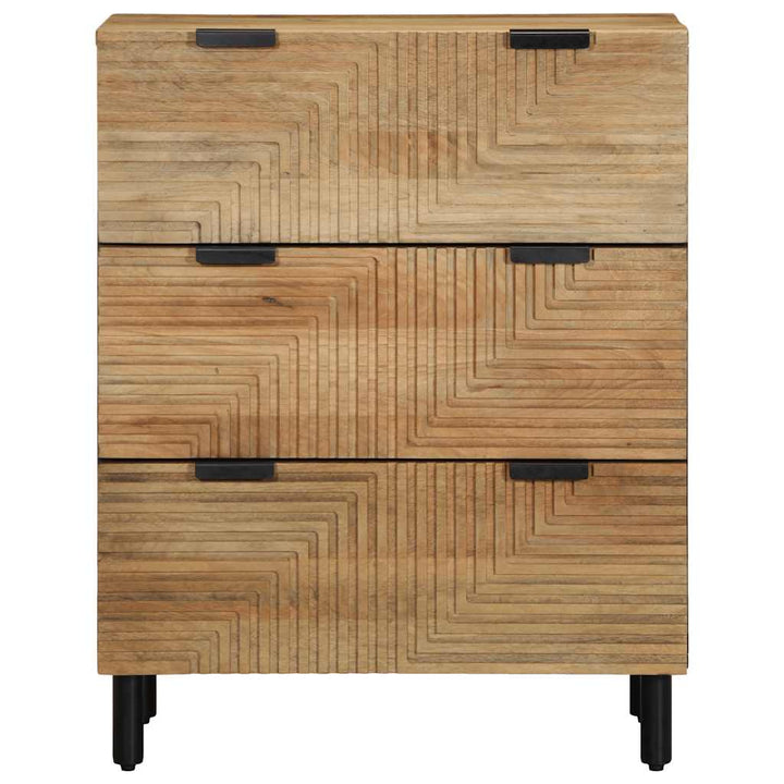 skænk 60x33x75 cm massivt mangotræ brun