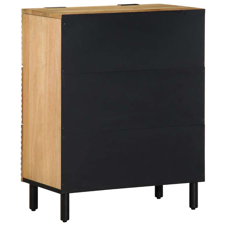 skænk 60x33x75 cm massivt mangotræ brun