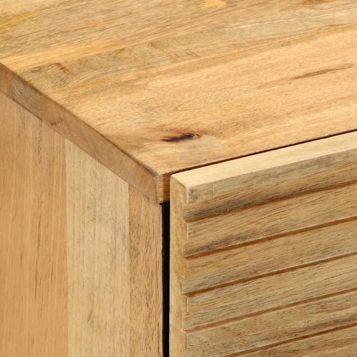sengebord 50x33x60 cm massivt mangotræ brun