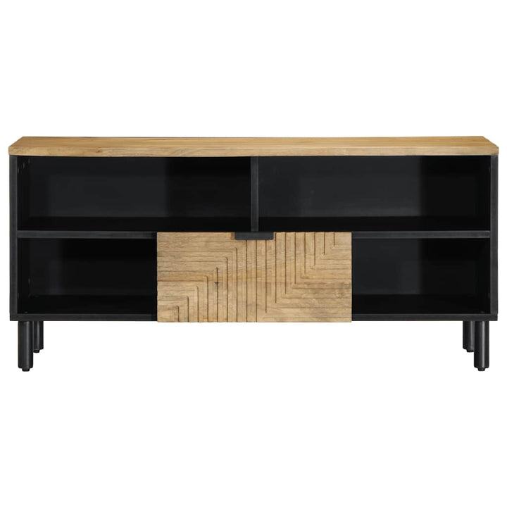 tv-bord 100x33x46 cm massivt mangotræ brun