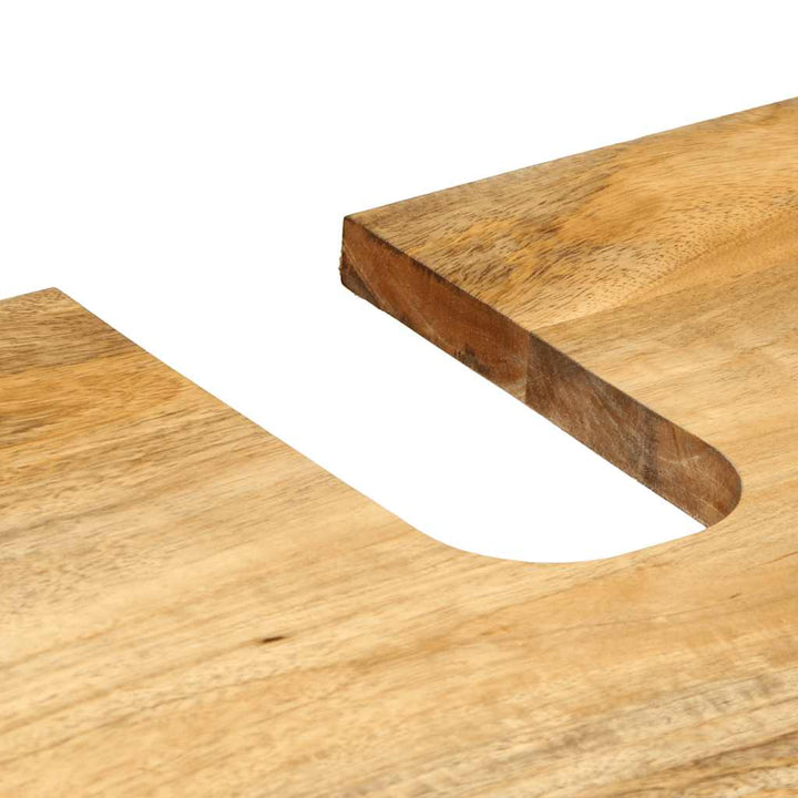 underskab til vask 62x33x58 cm massivt mangotræ brun