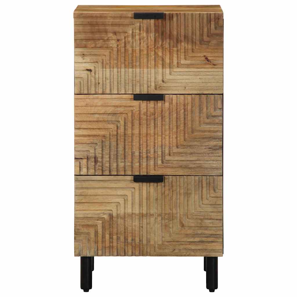 skænk 40x33x75 cm massivt mangotræ brun