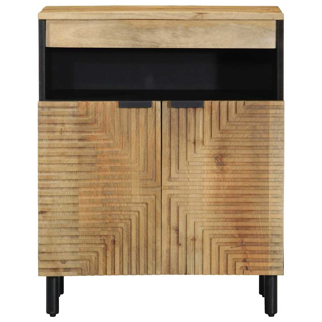 skænk 60x33x75 cm massivt mangotræ brun