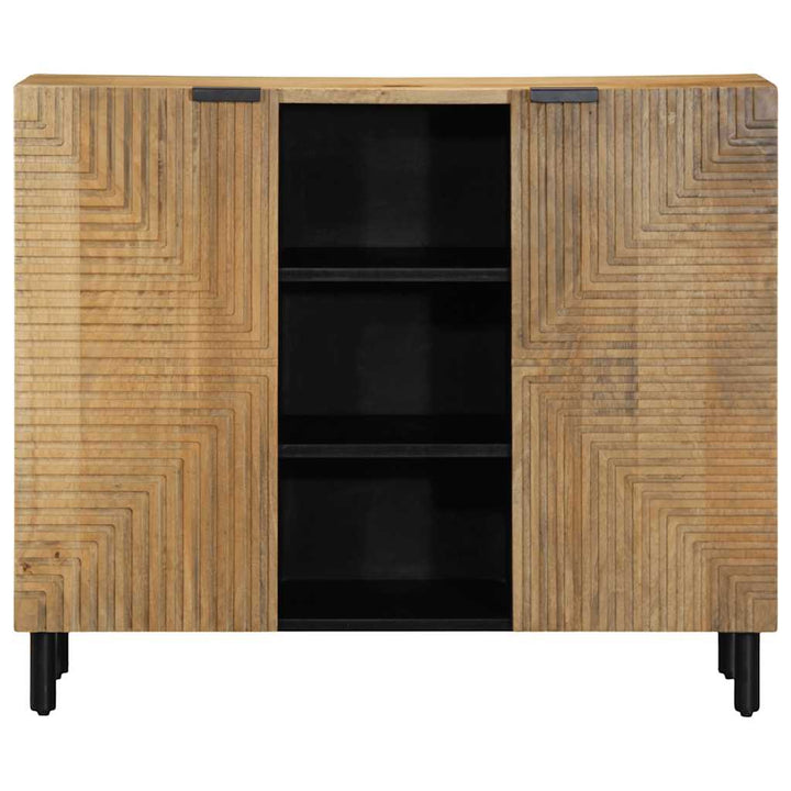 skænk 90x33x75 cm massivt mangotræ brun