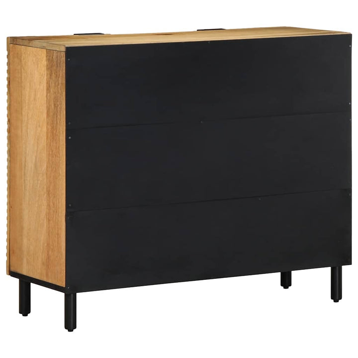 skænk 90x33x75 cm massivt mangotræ brun