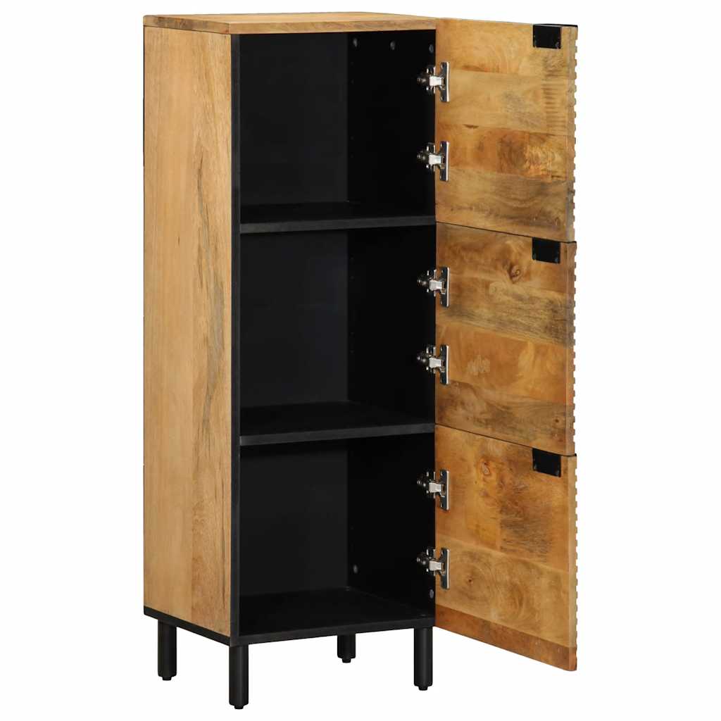 skab 40x33x110 cm massivt mangotræ brun