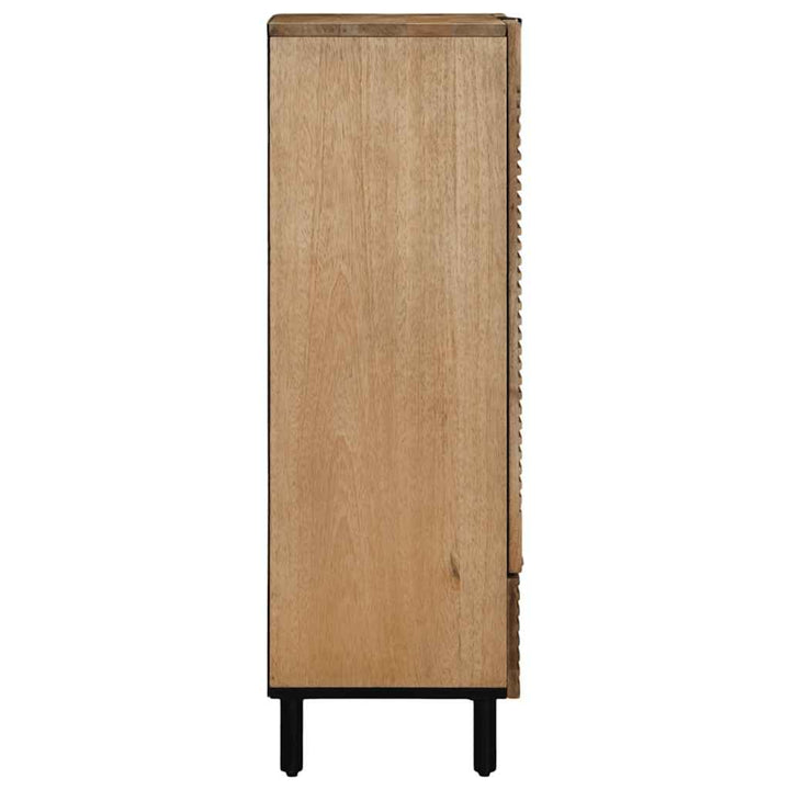 skab 60x33x100 cm massivt mangotræ brun