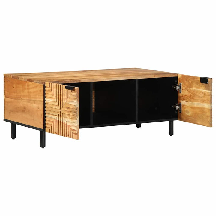 Sofabord Brown 100 x 54 x 40 cm Massivt Akacietræ