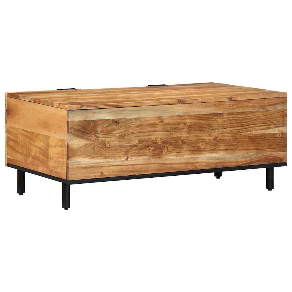 Sofabord Brown 100 x 54 x 40 cm Massivt Akacietræ