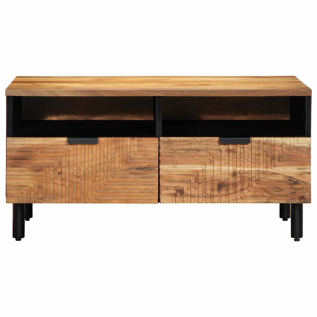 Sofabord Brun 80 x 54 x 40 cm Massivt Akacietræ