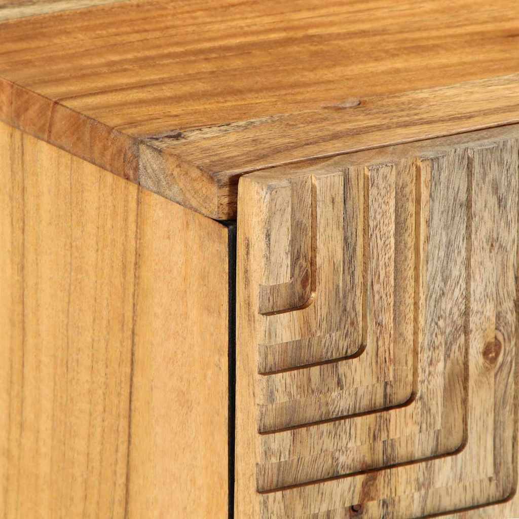 TV-skab med skuffe Brun 105 x 33 x 46 cm Massivt mangotræ