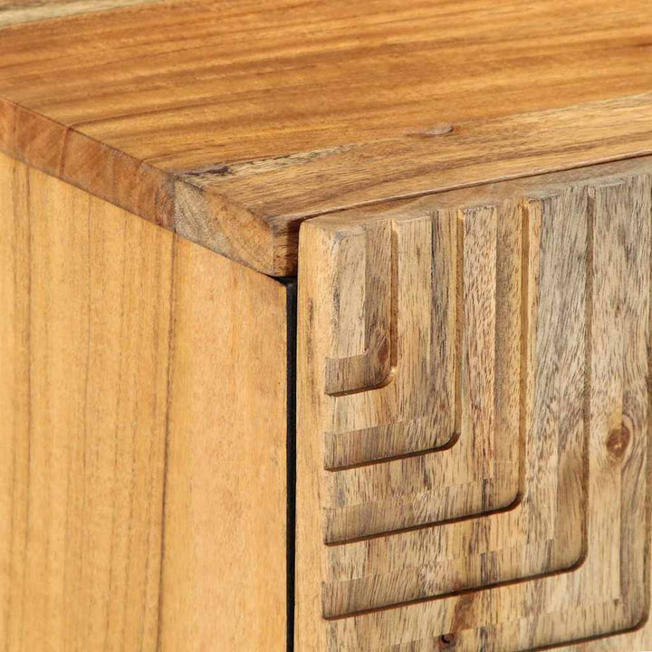 TV-skab med skuffe Brun 105 x 33 x 46 cm Massivt mangotræ