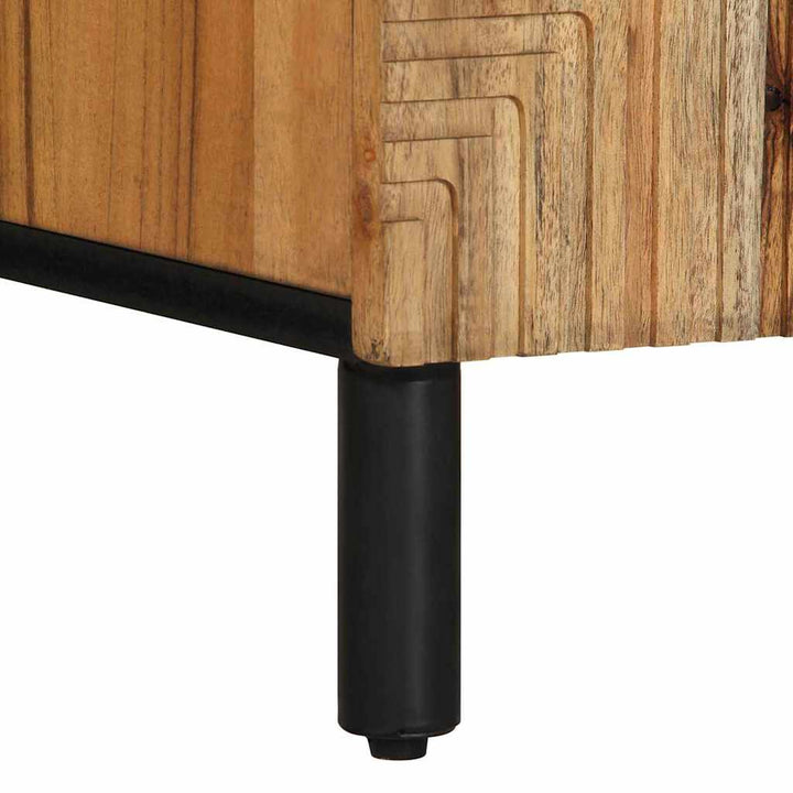 TV-skab med skuffe Brun 105 x 33 x 46 cm Massivt mangotræ