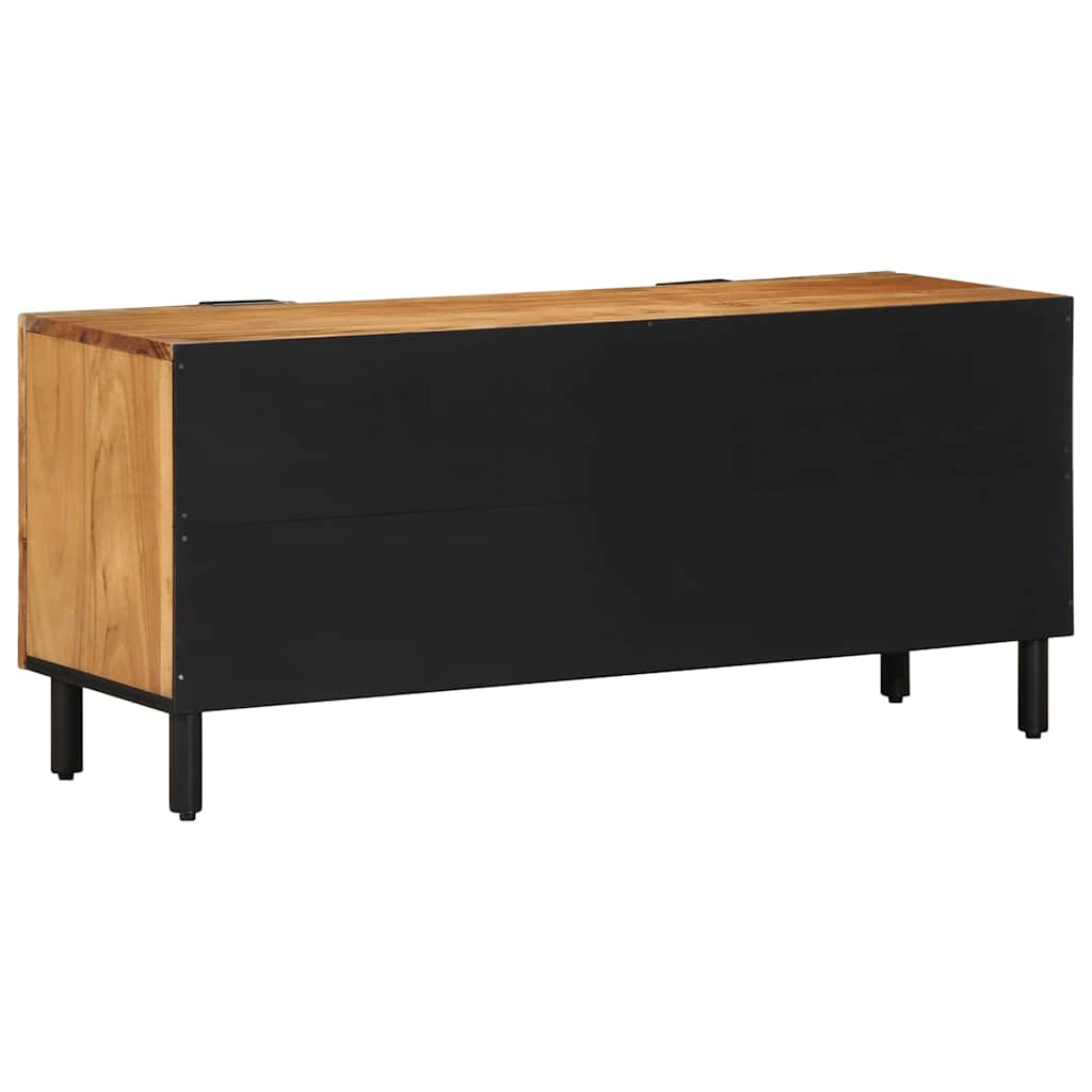 TV-skab med skuffe Brun 105 x 33 x 46 cm Massivt mangotræ