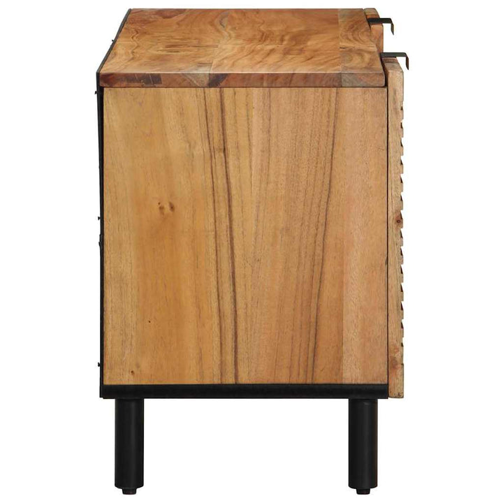 TV-skab med skuffe Brun 105 x 33 x 46 cm Massivt mangotræ
