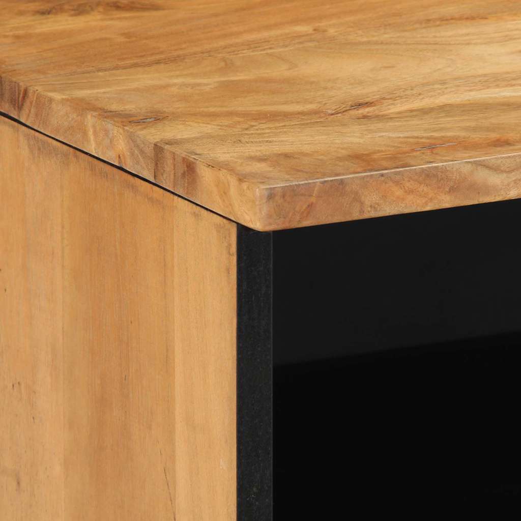 TV-skab med skuffe Brun 100 x 33 x 46 cm Massivt mangotræ