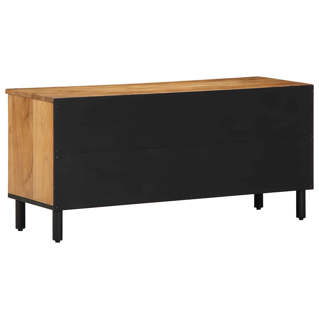 TV-skab med skuffe Brun 100 x 33 x 46 cm Massivt mangotræ