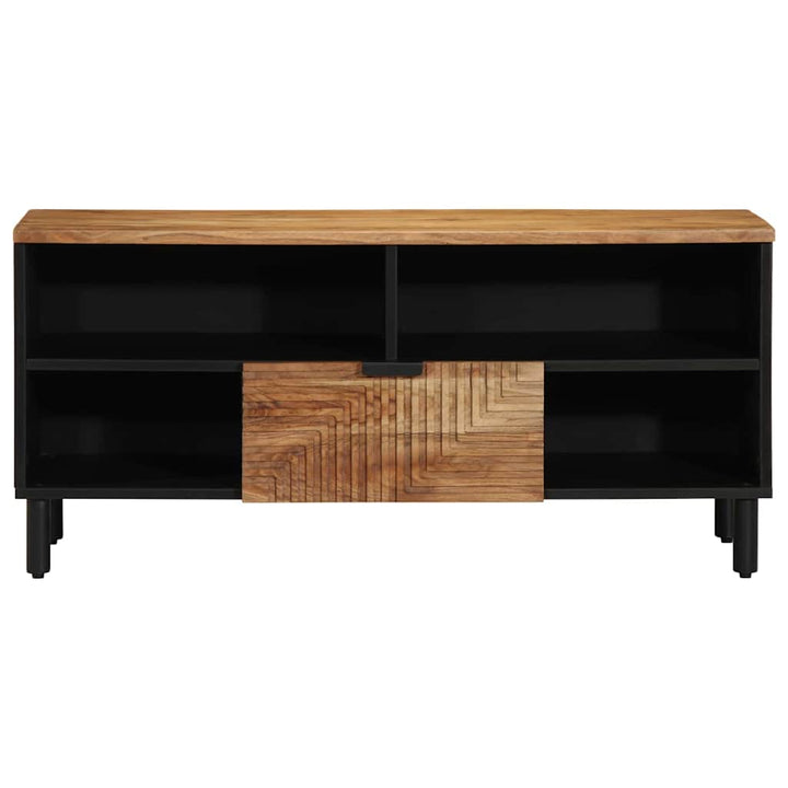 TV-skab med skuffe Brun 100 x 33 x 46 cm Massivt mangotræ