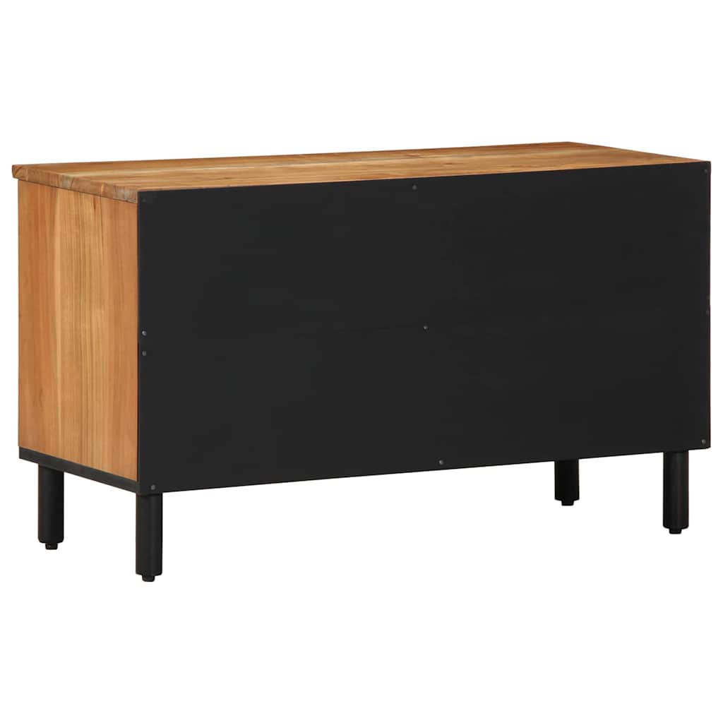 TV-skab med skuffe Brun 80 x 33 x 46 cm Massivt mangotræ