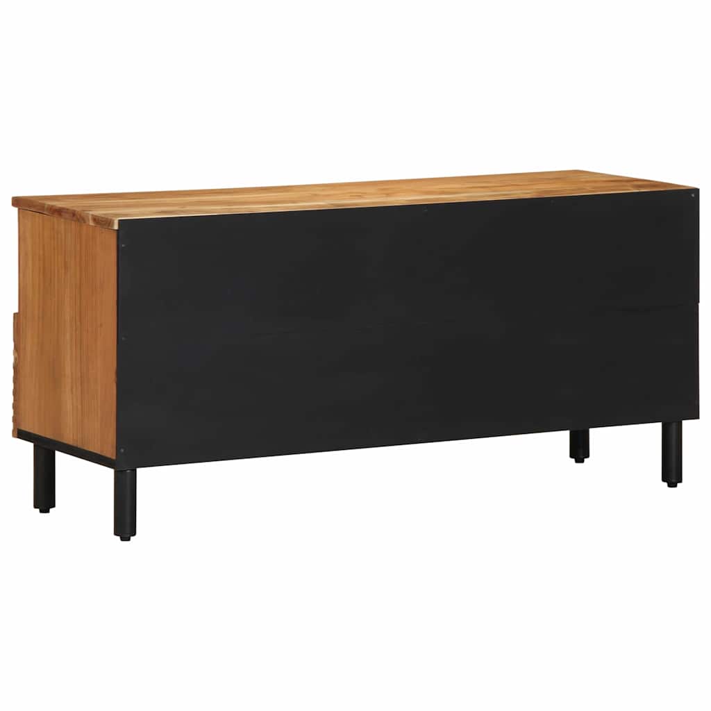 TV-skab med skuffe Brun 100 x 33,5 x 46 cm Massivt mangotræ