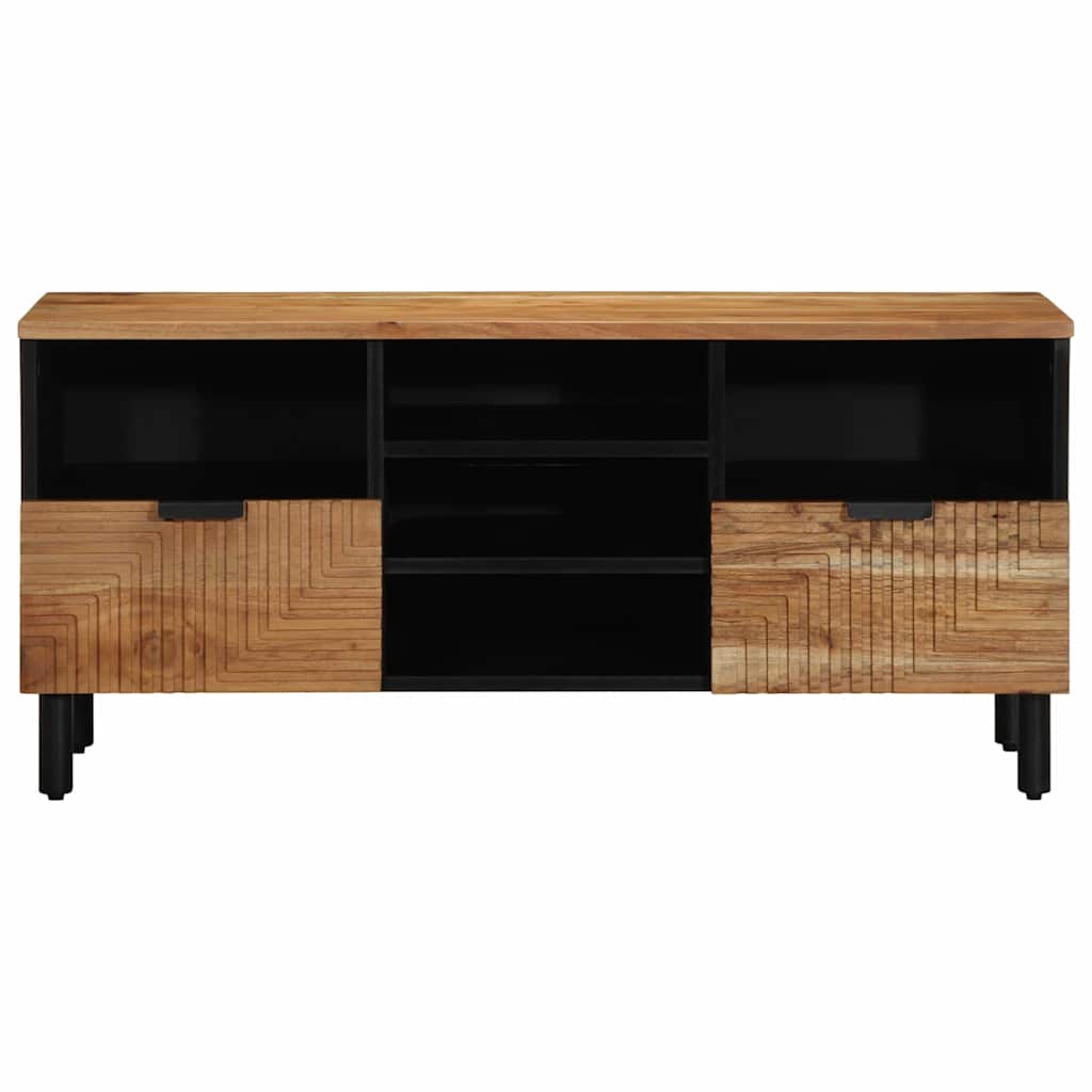 TV-skab med skuffe Brun 100 x 33,5 x 46 cm Massivt mangotræ