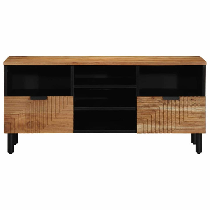 TV-skab med skuffe Brun 100 x 33,5 x 46 cm Massivt mangotræ