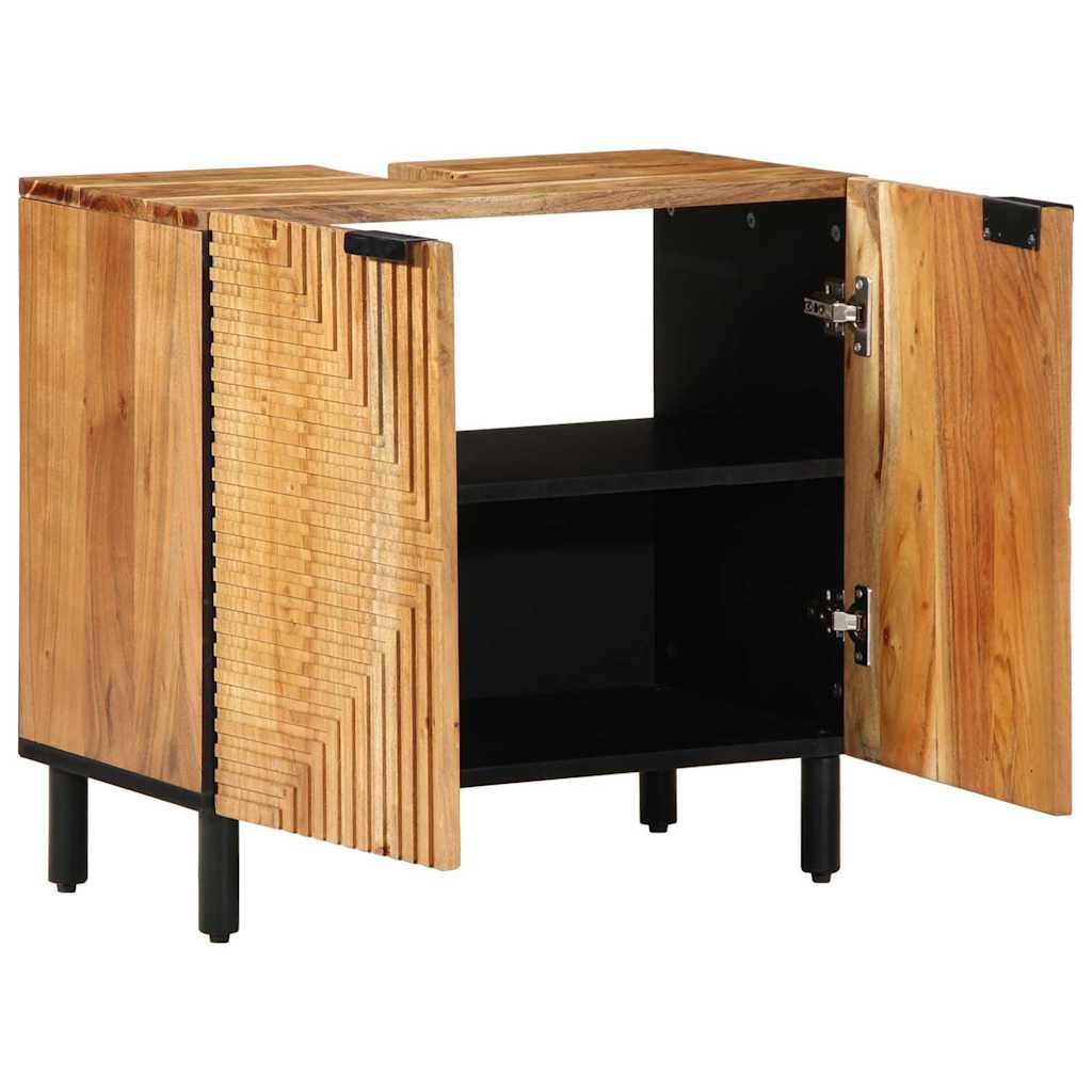Badeværelsesskabsunder Brun 62 x 33 x 58 cm Massivt mangotræ