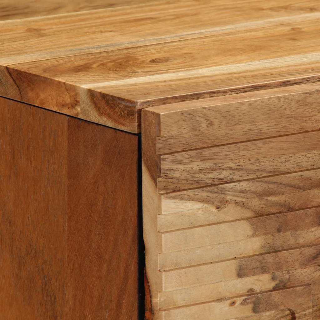 Sideboard med skuffe Brun 40 x 33 x 75 cm Massivt mangotræ