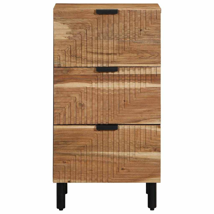 Sideboard med skuffe Brun 40 x 33 x 75 cm Massivt mangotræ