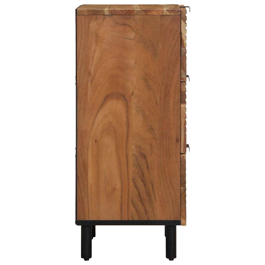 Sideboard med skuffe Brun 40 x 33 x 75 cm Massivt mangotræ