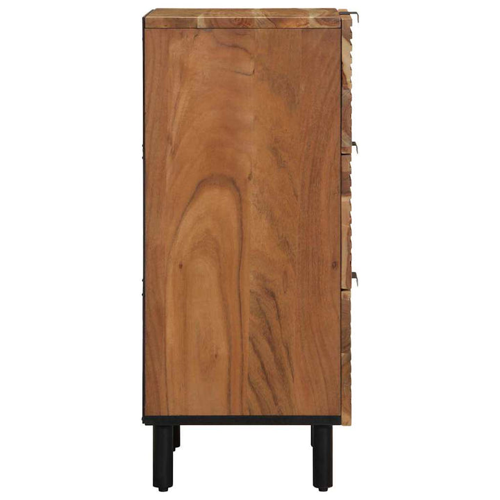 Sideboard med skuffe Brun 40 x 33 x 75 cm Massivt mangotræ