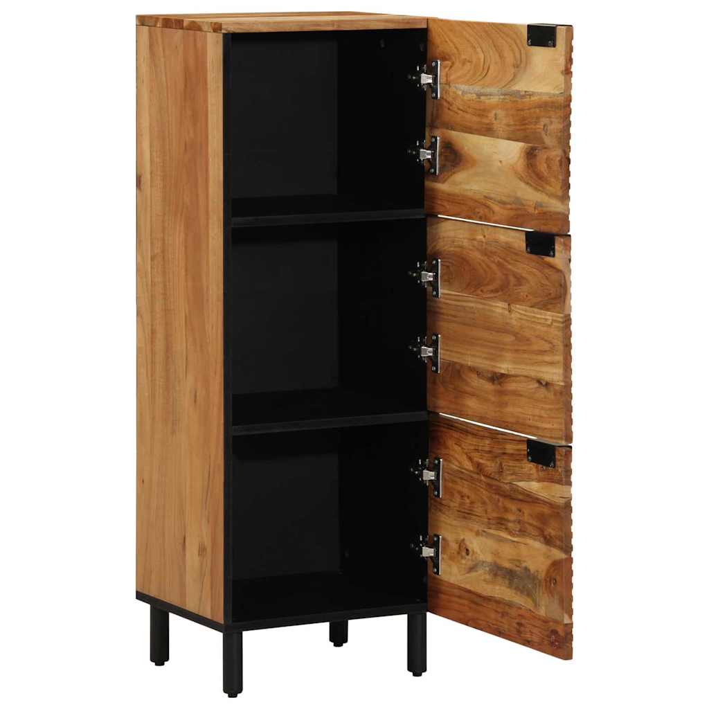 Highboard med hylde Brun 40 x 33,5 x 110 cm Massivt mangotræ