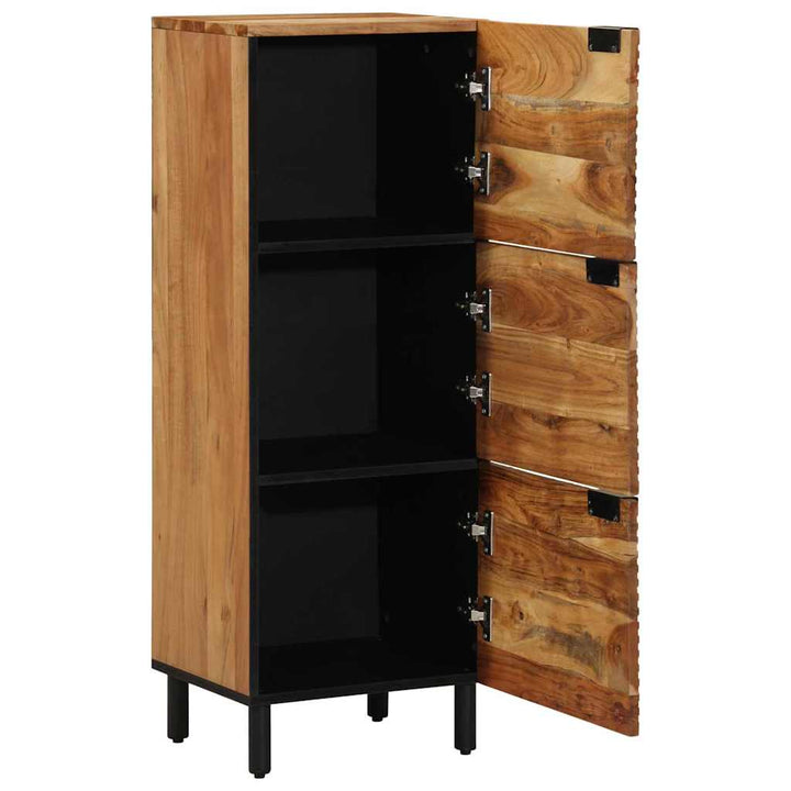 Highboard med hylde Brun 40 x 33,5 x 110 cm Massivt mangotræ