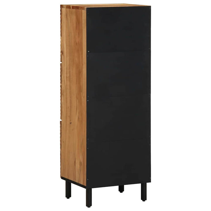 Highboard med hylde Brun 40 x 33,5 x 110 cm Massivt mangotræ