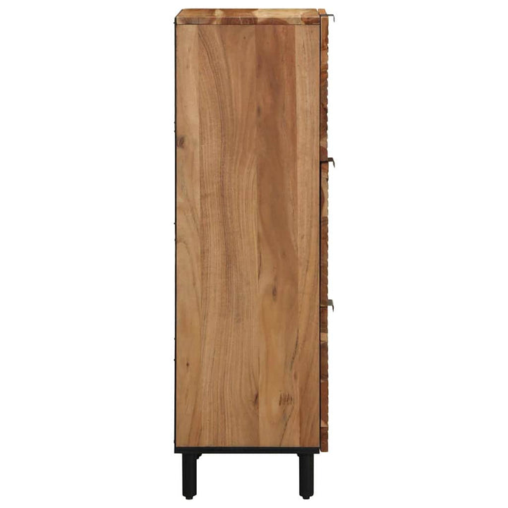 Highboard med hylde Brun 40 x 33,5 x 110 cm Massivt mangotræ