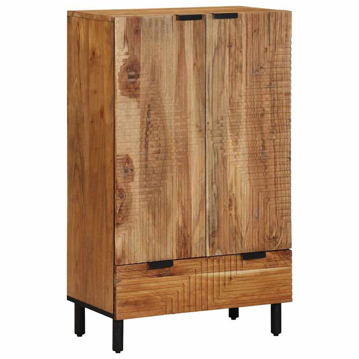 Highboard med skuffe Brun 60 x 33 x 100 cm Massivt mangotræ