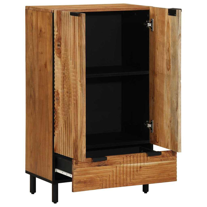 Highboard med skuffe Brun 60 x 33 x 100 cm Massivt mangotræ