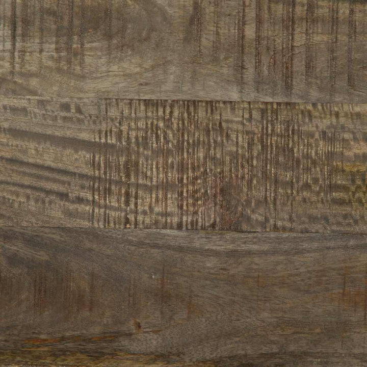 tv-bord 100x33x46 cm massivt mangotræ sort