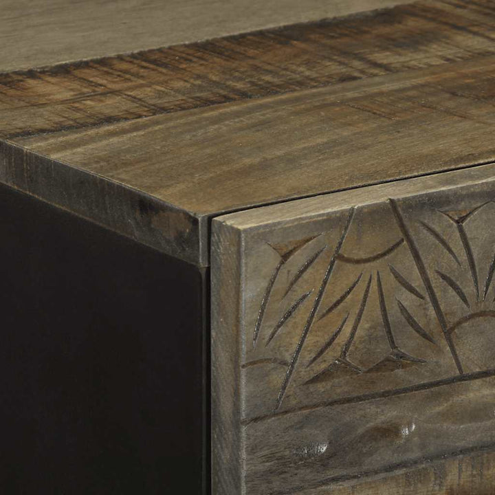 skab 40x33x110 cm massivt mangotræ