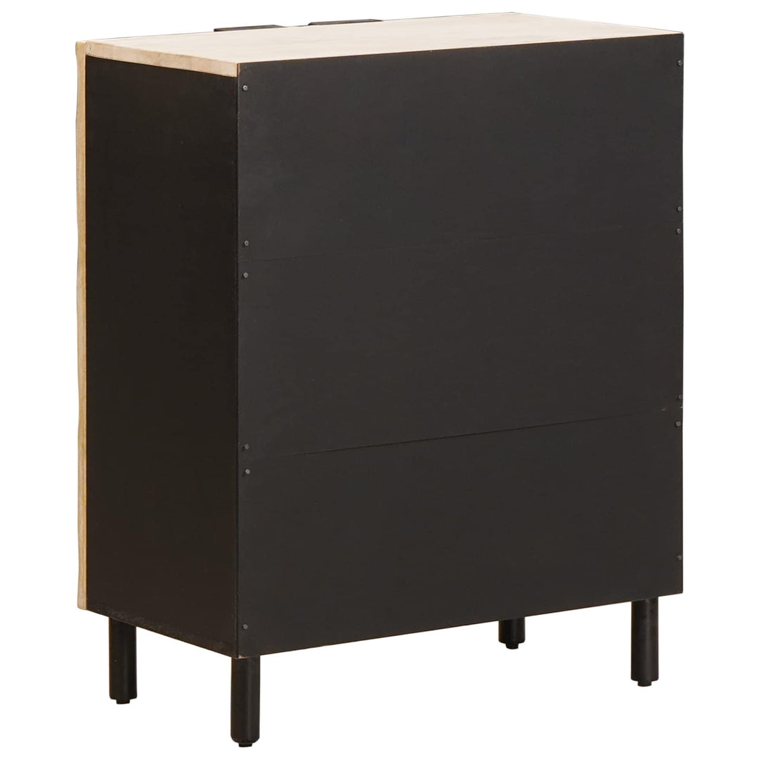 Sideboard Hvid Vask Finish 60 x 33 x 75 cm Massivt mangotræ
