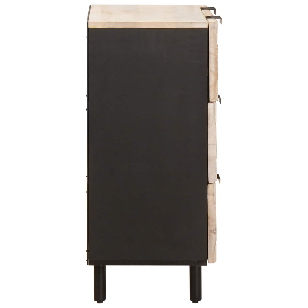Sideboard Hvid Vask Finish 60 x 33 x 75 cm Massivt mangotræ