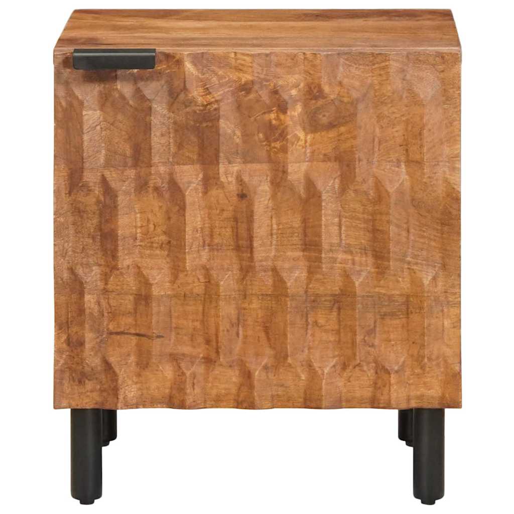 Natskab 2 pcs Brun 40 x 33 x 46 cm Massivt mangotræ