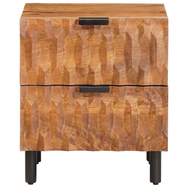 Natskab med skuffe Brun 40 x 33 x 46 cm Massivt mangotræ