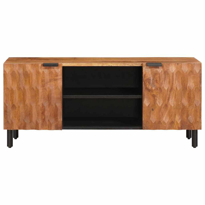 TV-skab Acacia Brun Finish 105 x 33 x 46 cm Massivt mangotræ