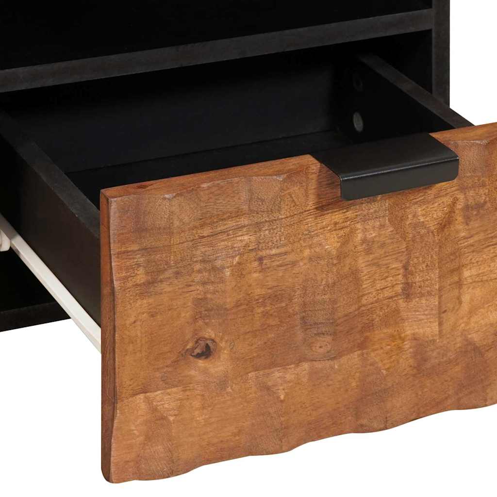 TV-skab Acacia Brun Finish 70 x 33 x 46 cm Massivt mangotræ