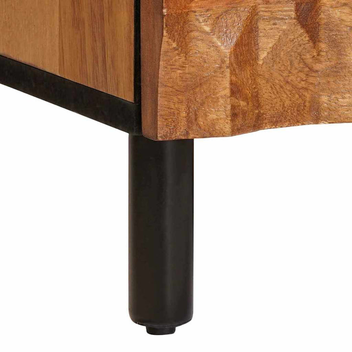 TV-skab Acacia Brun Finish 70 x 33 x 46 cm Massivt mangotræ