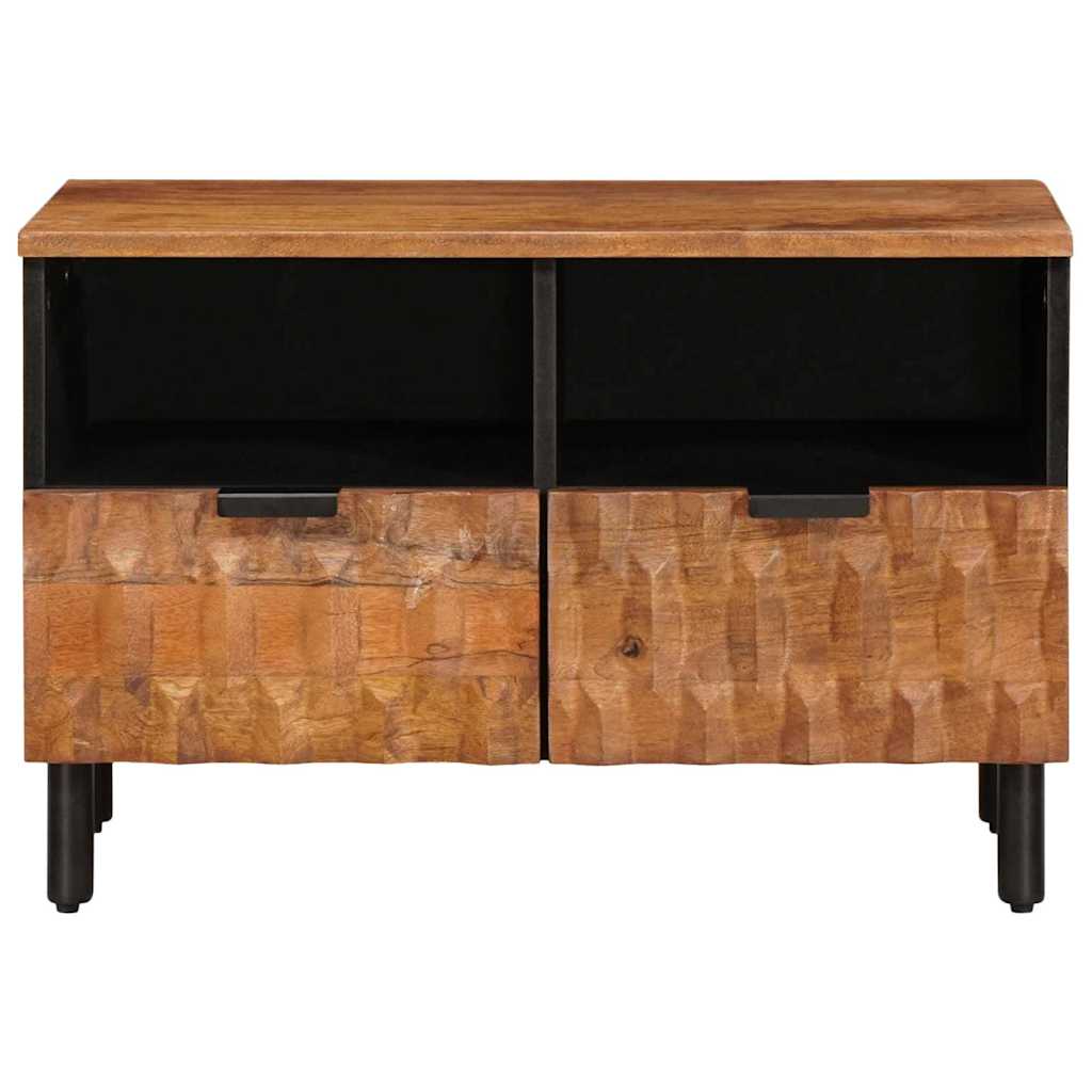 TV-skab Acacia Brun Finish 70 x 33 x 46 cm Massivt mangotræ