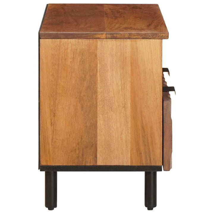 TV-skab Acacia Brun Finish 70 x 33 x 46 cm Massivt mangotræ
