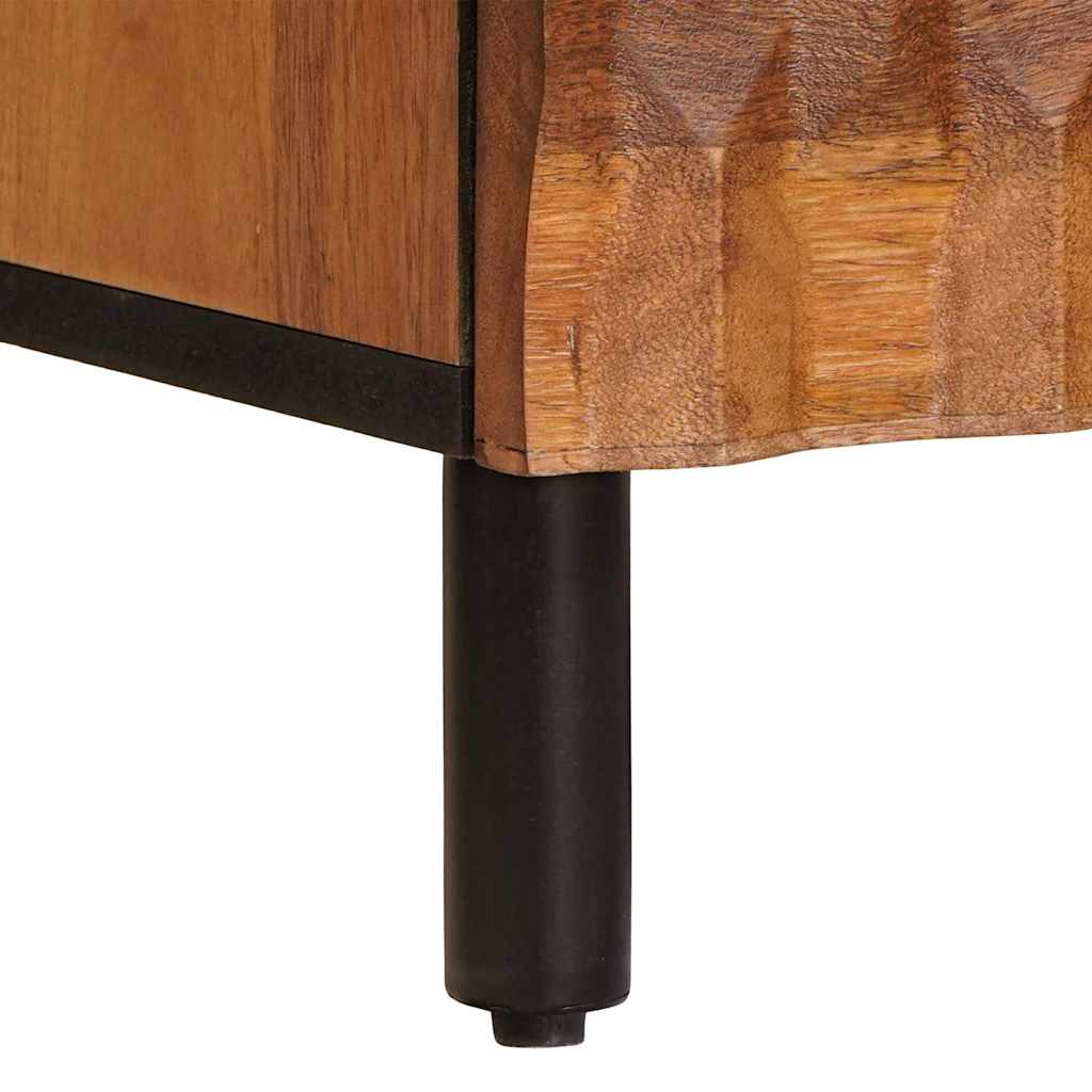 Sideboard 60 x 33 x 75 cm Massivt mangotræ Acacia Brun Finish